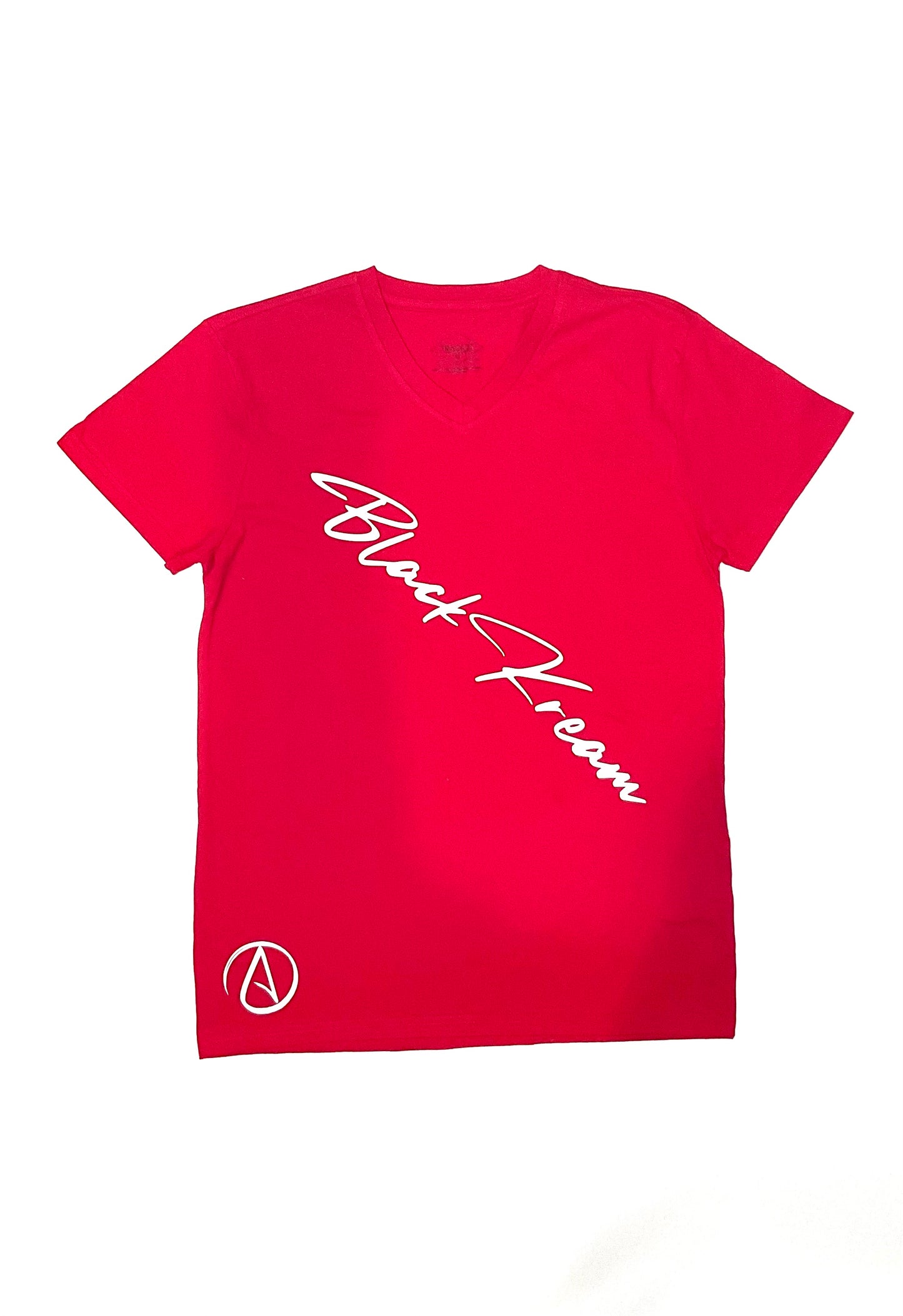Diagonal signature logo tee shirt