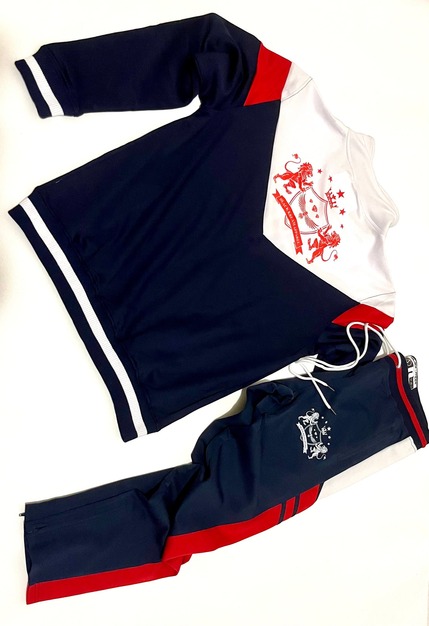 Corporate Hustlin 2pc Track Suit; Logo Tee Optional Add on