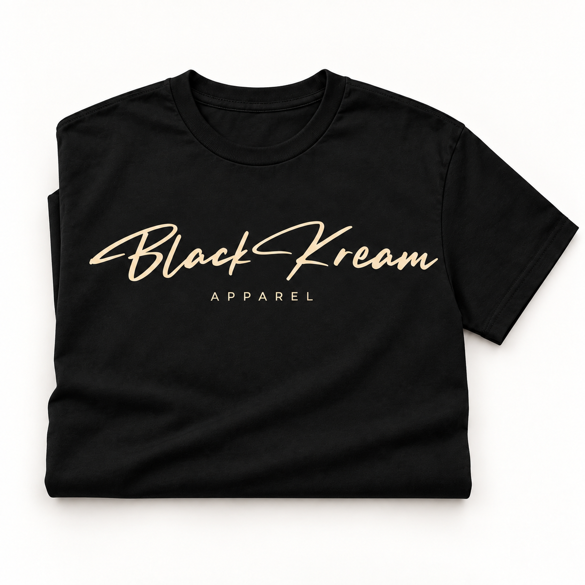 Official Black Kream Signature logo tee