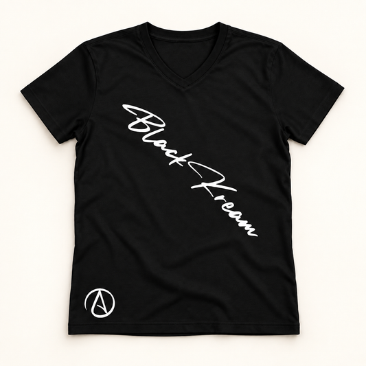 Diagonal signature logo tee shirt