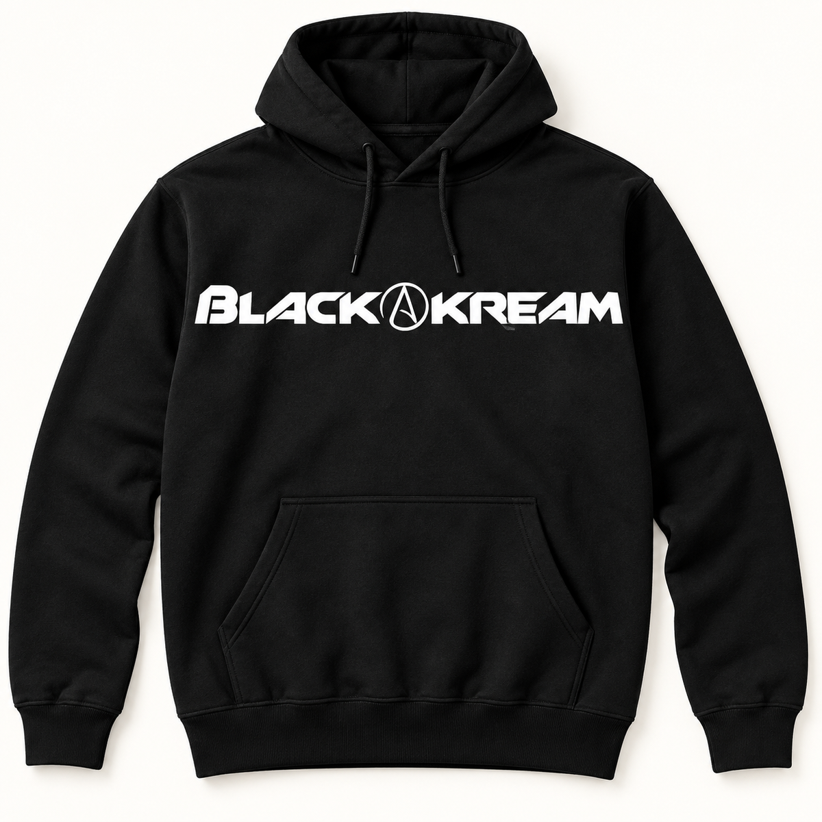 Black Kream Block Logo Hoodie