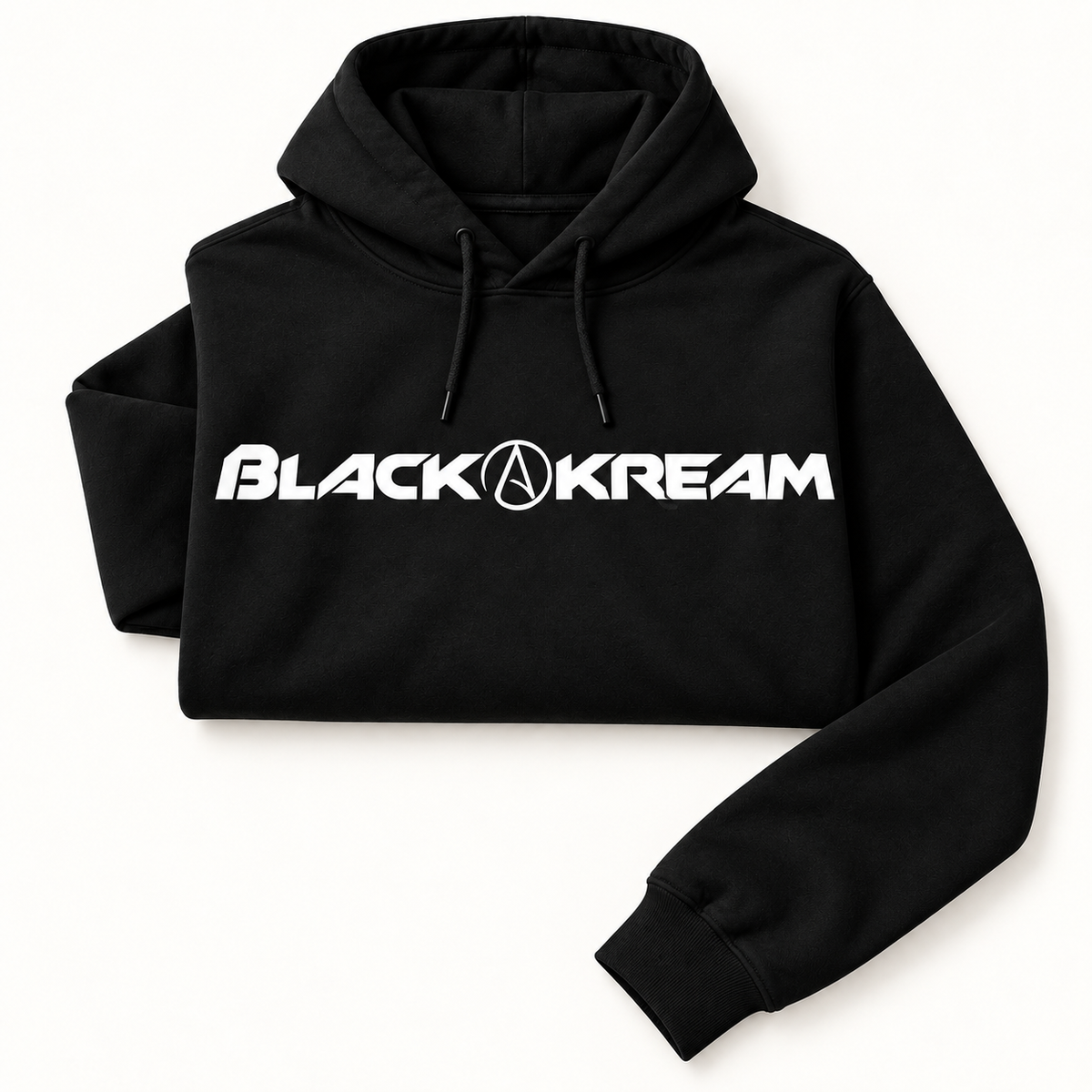 Black Kream Block Logo Hoodie