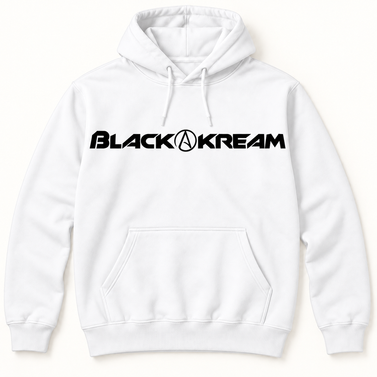 Black Kream Block Logo Hoodie