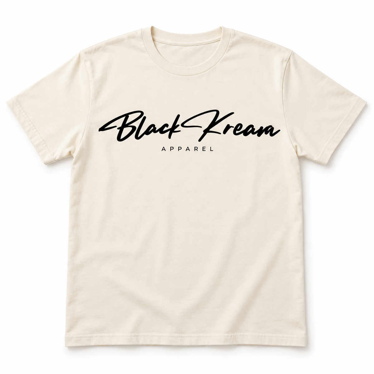 Official Black Kream Signature logo tee