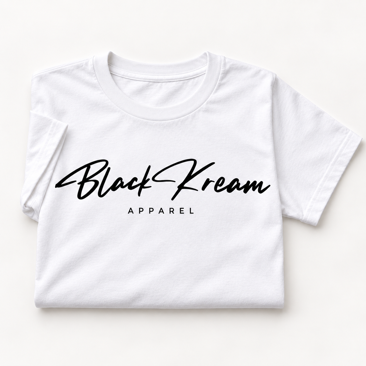 Official Black Kream Signature logo tee