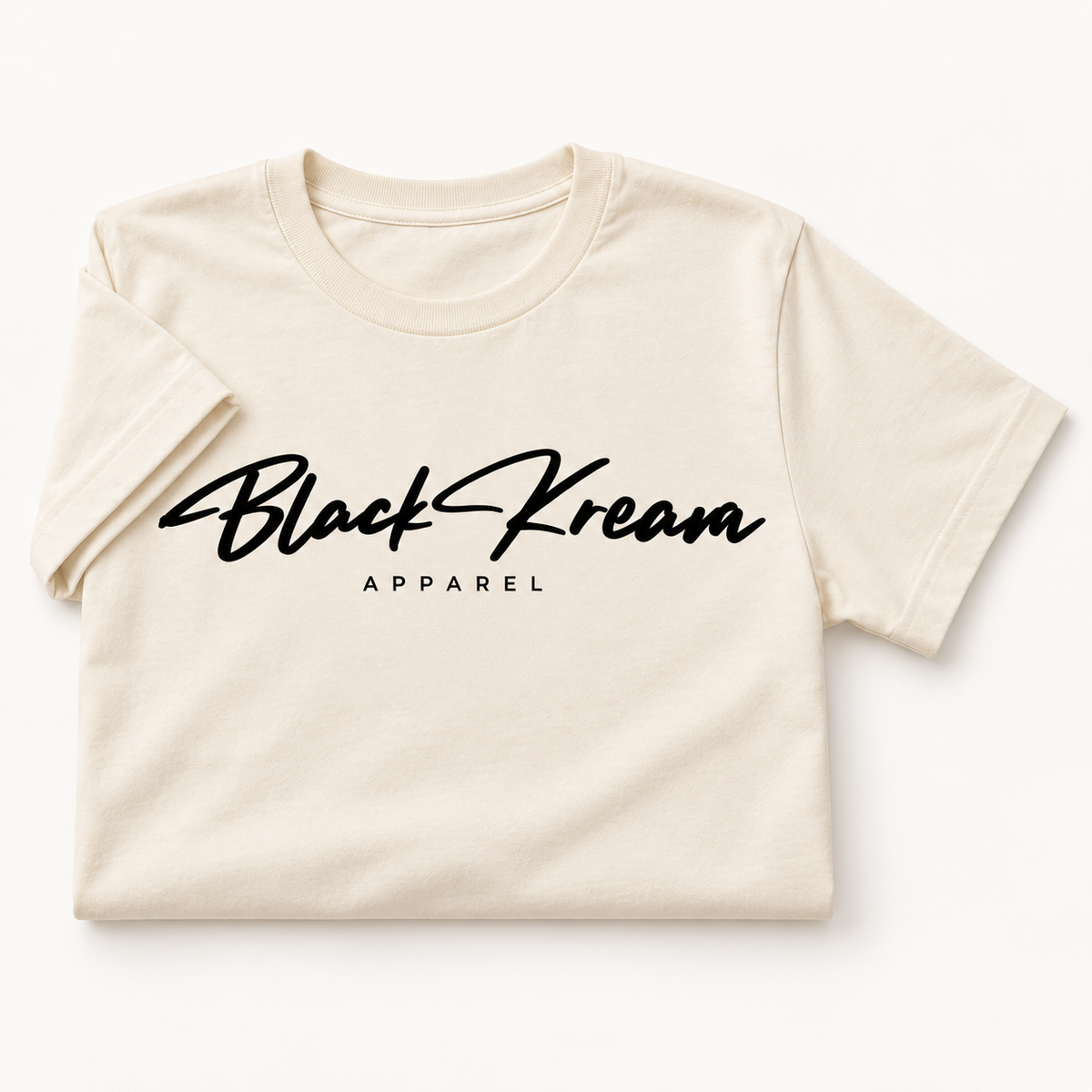 Official Black Kream Signature logo tee
