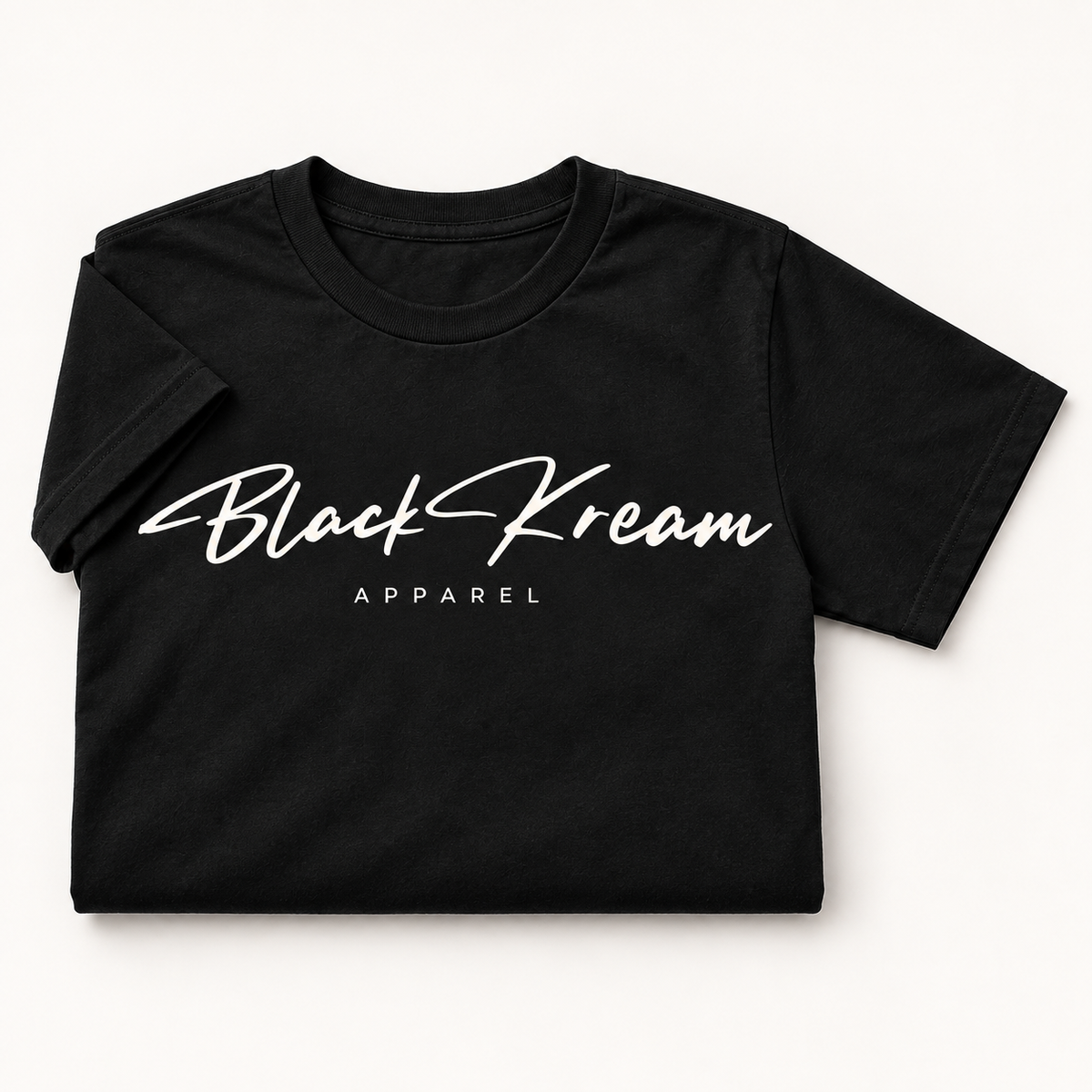 Official Black Kream Signature logo tee